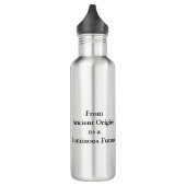 Ages Of Man Stainless Steel Water Bottle Edelstahlflasche (Links)