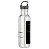 Ages Of Man Stainless Steel Water Bottle Edelstahlflasche (Vorderseite)