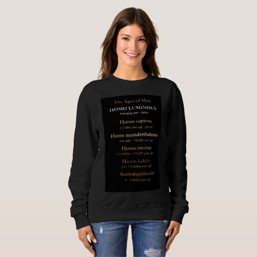 Ages Of Man Womens Sweatshirt (Vorne ganz)