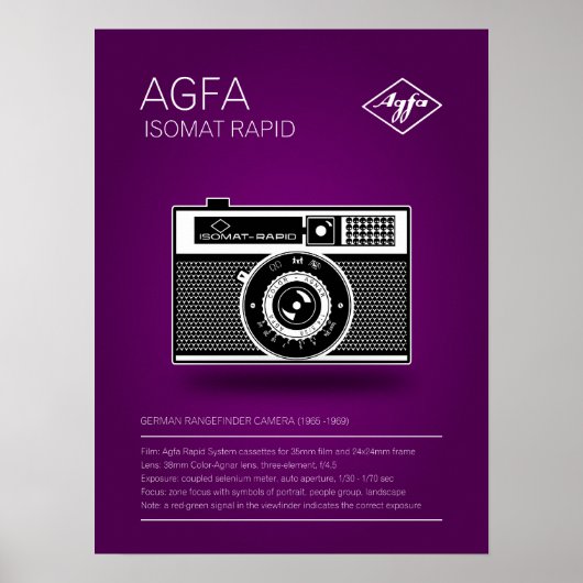 Agfa Isomat Rapid Poster (Vorne)