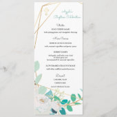 Aggela Menu Menükarte (Vorderseite)