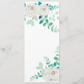 Aggela Menu Menükarte (Rückseite)