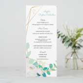 Aggela Menu Menükarte (Stehend Vorderseite)