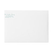 Aggela Wrap rund um das Adressetikett (Vorderseite)