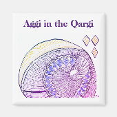 Aggi in den Qargi Magnet (Vorne)