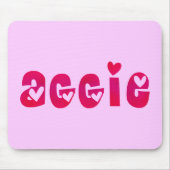 Aggie im Herzen Mousepad (Vorne)