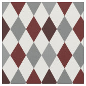 Aggie Maroon & Gray Raute Muster Stoff (Nahaufnahme)