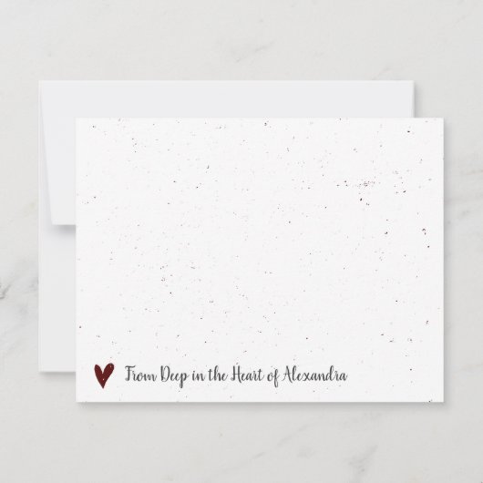 Aggie Maroon Zuhause Sweet Zuhause - Texas Mitteilungskarte (Rückseite)