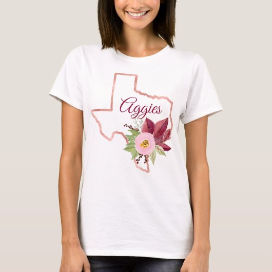 "Aggie" Texas Floral Shirt (Vorderseite)