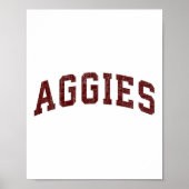 Aggies Lovers Aggies Souvenir Männer Frauen Kinder Poster (Vorne)