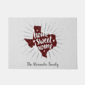 Aggies Maroon Zuhause Sweet Zuhause - Texas Fußmatte (Vorderseite)