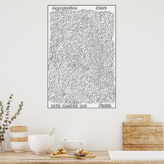 Aggravation Maze Poster (Küche)