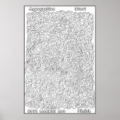 Aggravation Maze Poster (Vorne)