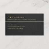 Aggregate Delivery Services Professional Visitenkarte (Rückseite)