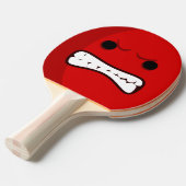 Aggressiv Beängstigend in Ihrem Gesicht Tischtennis Schläger (Vorderseite)