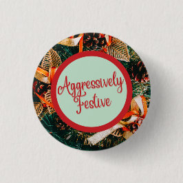 Aggressiv festes Knopf Button