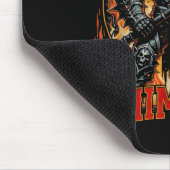 Aggressiv Whimsischer Dunkler Fantasy-Kriegerkampf Mousepad (Ecke)