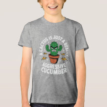 Aggressive Cucumber – Funny Cactus Pun