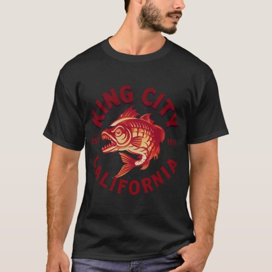 aggressive Fische T-Shirt (Vorderseite)