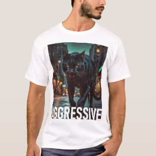 Aggressive Katze T-Shirt