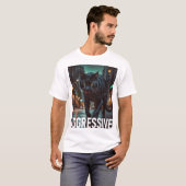 Aggressive Katze T-Shirt (Vorne ganz)