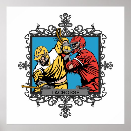 Aggressive Lacrosse Poster (Vorne)