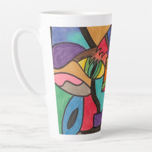 Aggressive Neugier Latte Tasse