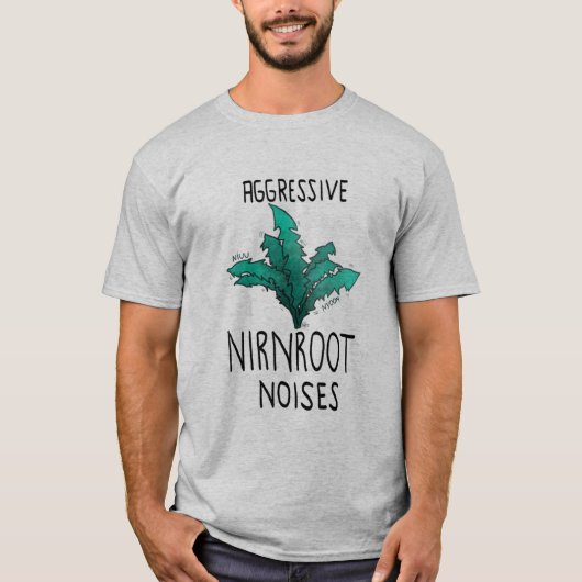 Aggressive Nirnroot-Geräusche T-Shirt (Vorderseite)