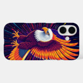 Aggressiver Adler in lebhaften Farben - Bold Mobil Case-Mate iPhone Hülle (Rückseite (Horizontal))
