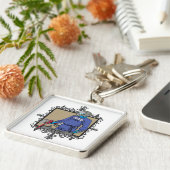 Aggressiver Farben-Ball Schlüsselanhänger (Seite)