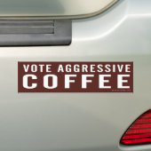 Aggressiver Kaffee wählen Autoaufkleber (Auf Auto)