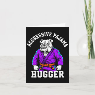Aggressiver Pajamahugger Jiu Jitsu Grappling Lusti Karte