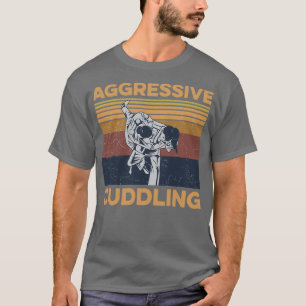 Aggressives Cuddling Design für einen Jiu Jitsu Tr T-Shirt