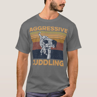 Aggressives Cuddling Design für einen Jiu Jitsu Tr T-Shirt
