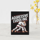 Aggressives Kuscheln Karte (Gelbe Blume)