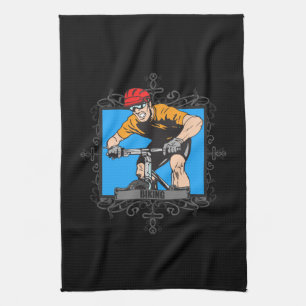 Aggressives Radfahren Handtuch