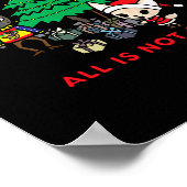 aggretsuko all is not calm t- poster (Ecke)