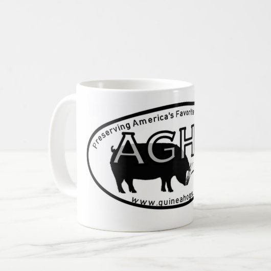 AGHA-Neues Logo Tasse-oval Kaffeetasse (Vorderseite Links)