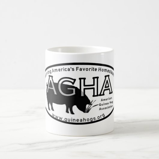 AGHA-Neues Logo Tasse-oval Kaffeetasse (Mittel)