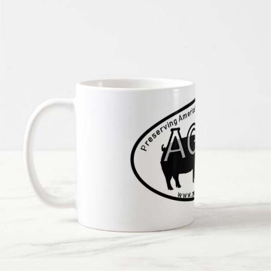AGHA-Neues Logo Tasse-oval Kaffeetasse (Links)