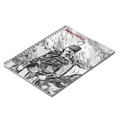 Agha petros Spiral Foto Notebook Notizblock (Linke Seite)