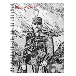 Agha petros Spiral Foto Notebook Notizblock