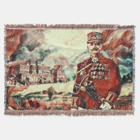 Agha Petros Throw Blanket Decke (Vorderseite)