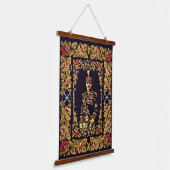Agha Petros Wood Topped Wall Tapestry Wandteppich Mit Holzrahmen (Gewinkelt)