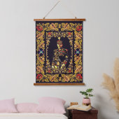 Agha Petros Wood Topped Wall Tapestry Wandteppich Mit Holzrahmen (Schlafzimmer)