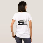AGHA-T-Shirt mit neuer Logo-an Rückseite T-Shirt (Schwarz voll)