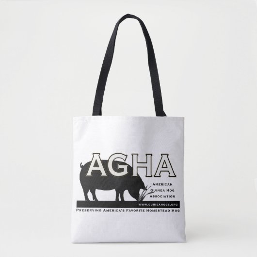 AGHA Taschen-Tasche mit neuem Logo Tasche (Vorderseite)