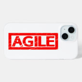 Agile Briefmarke Case-Mate iPhone Hülle (Rückseite (Horizontal))