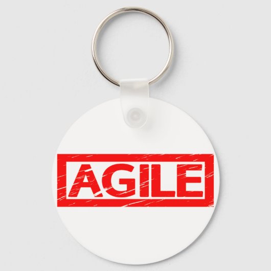 Agile Briefmarke Schlüsselanhänger (Vorderseite)