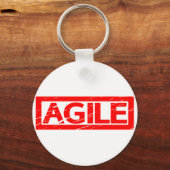 Agile Briefmarke Schlüsselanhänger (Rückseite)